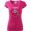 Volejbal volá - Dámske tričko Pure - L ( Purpurová )