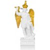 Soška: svätý Michal Archanjel, bielozlatá - 13,5 cm - HY72601-A