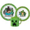 Stor Sada plastového riadu Minecraft s hrnčekom 3 dielna súprava