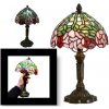 Nočná lampa Tiffany Clayre & Eef ROSE Metal Base Ø21*39