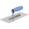 Hladítko nerezové 270x130 mm / zuby 12x12 mm pogumovaná rukoväť 7812