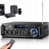 AV-660BT MINI ZOSILŇOVAČ HIFI FM BLUETOOTH LED STEREO S ANTÉNOU DVD/AUX
