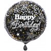 Fóliový balón Happy Birthday Glittering 45cm