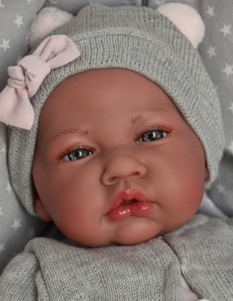 Antonio Juan 3386 NACIDA realistická bábätko s mäkkým látkovým telom 40 cm