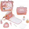 Smoby Prebaľovacia taška s plienkou a fľaškou Changing Bag Soft Baby Nurse s 8 doplnkami pre 42 cm bábiku