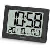 Hama Ko Tao, digitálne nástenné hodiny, dátum, deň v týždni, budík, čierne - HAMA 222230