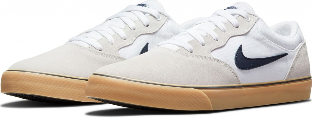 Nike SB Chron 2 white/obsidian-white-gum light brown