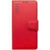 mobilNET knižkové puzdro iPhone 16 Pro, červené (Daze)
