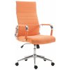 Design-Shop Kancelárska stolička Kolumbus - látka - Oranžová