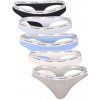 Calvin Klein 5PACK dámska tanga viacfarebná (QD5221 3KV)