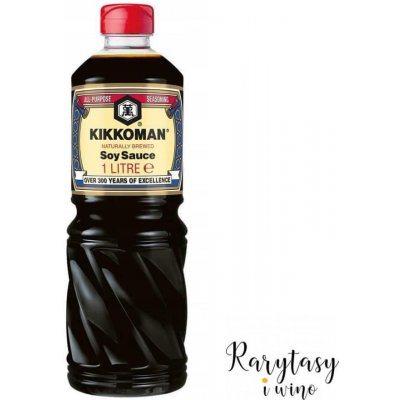 Kikkoman Tmavá sójová omáčka | Koikuchi Shoyu "Naturally Brewed Soy Sauce" [Vegánska] Kikkoman