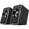 Genius repro SP-U125, prenosné Reproduktory, 2.0, 3W, USB napájanie, 3,5mm jack, šedo-čierne