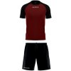 Futbalový set Givova Capo, bordová/ čierna Veľkosť: M
