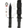 Taktický bojový nôž na prežitie Special Forces Mil-Tec Čierny