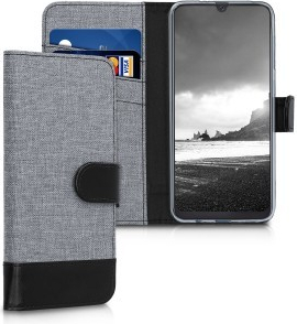 Púzdro kwmobile Flipové Samsung Galaxy A50 šedé