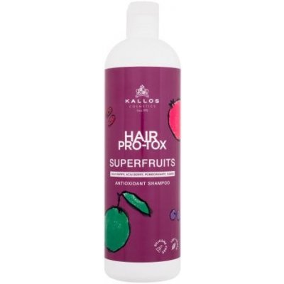 Kallos Cosmetics Hair Pro-Tox Superfruits Antioxidant Shampoo Jemný čistiaci a posilňujúci šampón 500 ml