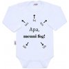 Body s potlačou New Baby Apa, menni fog!, veľ. 80 (9-12m)
