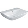 Duravit ME by Starck - Umývadlo, 600x460 mm, s prepadom, s otvorom na batériu, biela 2335600000