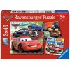 RAVENSBURGER-Cars 2 3xpuzzle 49 dílků