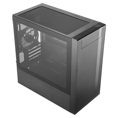 Cooler Master MasterBox NR400 čierna / Micro ATX / 2x USB 3.0 / 2x 120mm / bez zdroja / priehľadná bočnica (MCB-NR400-KG5N-S00)