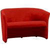 Tempo Kondela Klubové dvojkreslo, látka červená, CUBA