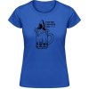 Akciové Dámske Tričko Soft-Style Gildan - Pivo pre vyvolených - Royal Blue - M - Dámske