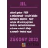 Zákony III / 2023 - Zákoník práce, Pojištění, Sociální služby - Poradce s.r.o.