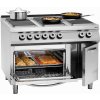 Elektrický sporák 6 plotýnek s elektrickou troubou GN 2/1, 345x835x470 mm | BARTSCHER, 296217 inox