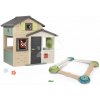 Set domček Priateľov s plnými dverami a dobrodružný chodník Friends Evo Life Playhouse Smoby rozšíriteľný