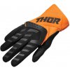 Dětské motokrosové rukavice Thor Youth Spectrum rukavice black/orange vel. M