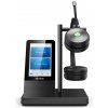 Yealink WH66 Dual UC Slúchadlá s mikrofónom Bezdrôtový Pres hlavu Kancelária / call centrum USB Typ-A Bluetooth Nabíjací podstavec Čierna (1308008)