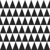 Esta Home, Vliesová tapeta s čiernymi a bielymi trojuholníky 128845, Little Bandits, Black & White, rozměry 0,53 x 10,05 m