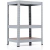Policový regál Trestles RH 1000x600x600, nosnosť 1050 kg, 3 police Farba: sivá