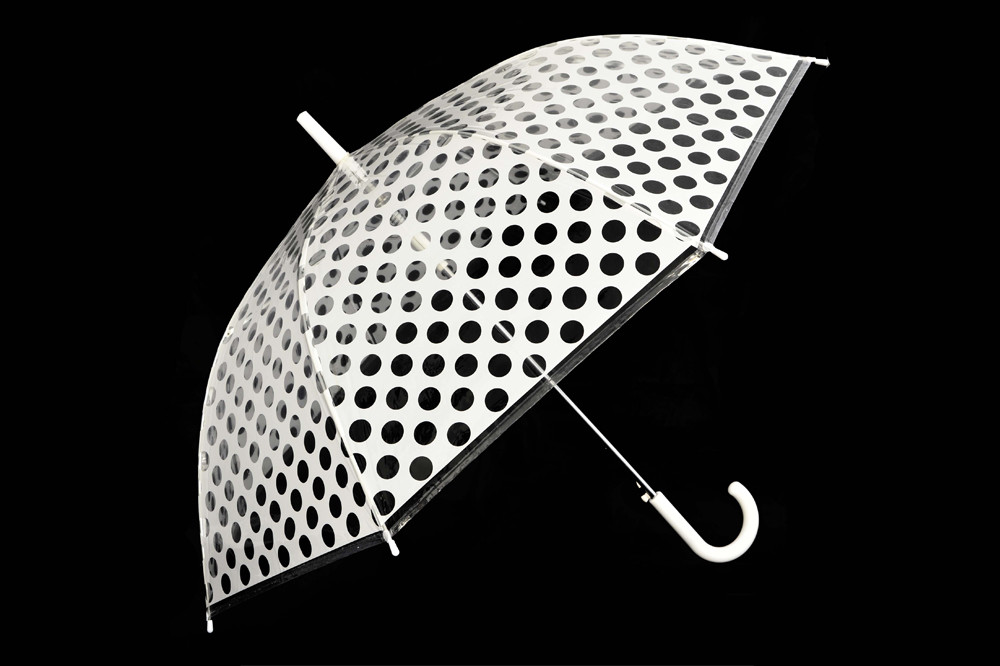 Youzont ART 018 Transparentný dáždnik bodkovaný poloautomatický biela od  2,15 € - Heureka.sk