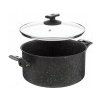 Kolimax Hrniec BLACK GRANITEC s pokrievkou, priemer 26cm, objem 6.5l