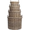 Košík ratan 48x49cm 47280