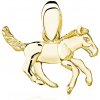 Olivie Strieborný prívesok ZLATÝ KONÍK 4532 Ag 925; ≤1,9 g.