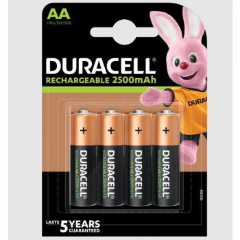 Duracell Stay Charged AA 2500 mAh 4ks DURSTAYAA2400