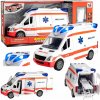 Auto QULKI Sanitka so zvukom a svetlom s nosidlami 1:20 biele