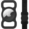 AppleKing silikónový obal na prichytenie na obojok pre AirTag - čierny - možnosť vrátiť tovar ZADARMO do 30tich dní