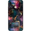 iSaprio Lesklé puzdro Dark Marble 10 – Huawei P20 Lite dama10-TGL2-P20lite