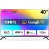 CHiQ L40M9E – FHD LED bezrámčeková Smart televízia s Google TV, 40” (102 cm), metalická, Dolby Audio 8592344205101