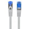 Patchcord kat.6A S/FTP LSZH CCA 2m sivý Fluke Passed Lanberg