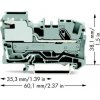 WAGO 2006-7111 potenciálov svorka 7.50 mm pružinová svorka sivá 50 ks; 2006-7111