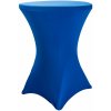 TENTino Elastický obrus EXTREME na koktejlový bistro stôl 70-80 cm VIAC FARIEB Farba obrusu: MODRÁ / ROYAL BLUE