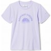 Columbia Fork Stream Short Sleeve Graphic Shirt Purple Tint Happier Outside