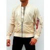 Alpha Industries MA-1 SL bunda pánska vintage white béžová