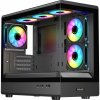 EVOLVEO Ursus, mATX/6x ARGB 120/sklo čelo + bok URSUS-BK-6