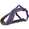 Nylonový postroj PREMIUM podšitý - fialový L-XL:hrudník:70-110cm/25mm