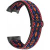 eses Elastický remienok pre Fitbit Charge 5 a 6 - Vzorovaný, ružovo oranžový